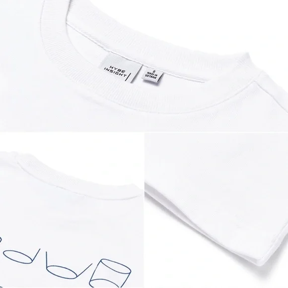 HYBE INSIGHT: White T-Shirt -  Official Exclusive Merchandise - BTS - SEALED - Picture 4 of 6